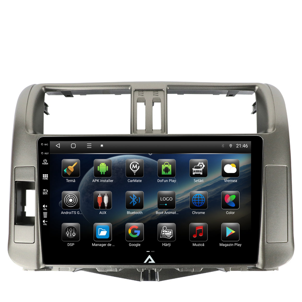Navigatie Toyota Land Cruiser Prado J150 (2009-2013), Android, E-Octacore / 2GB RAM + 32GB ROM, 9 Inch - AD-BGE9002+AD-BGRKIT070