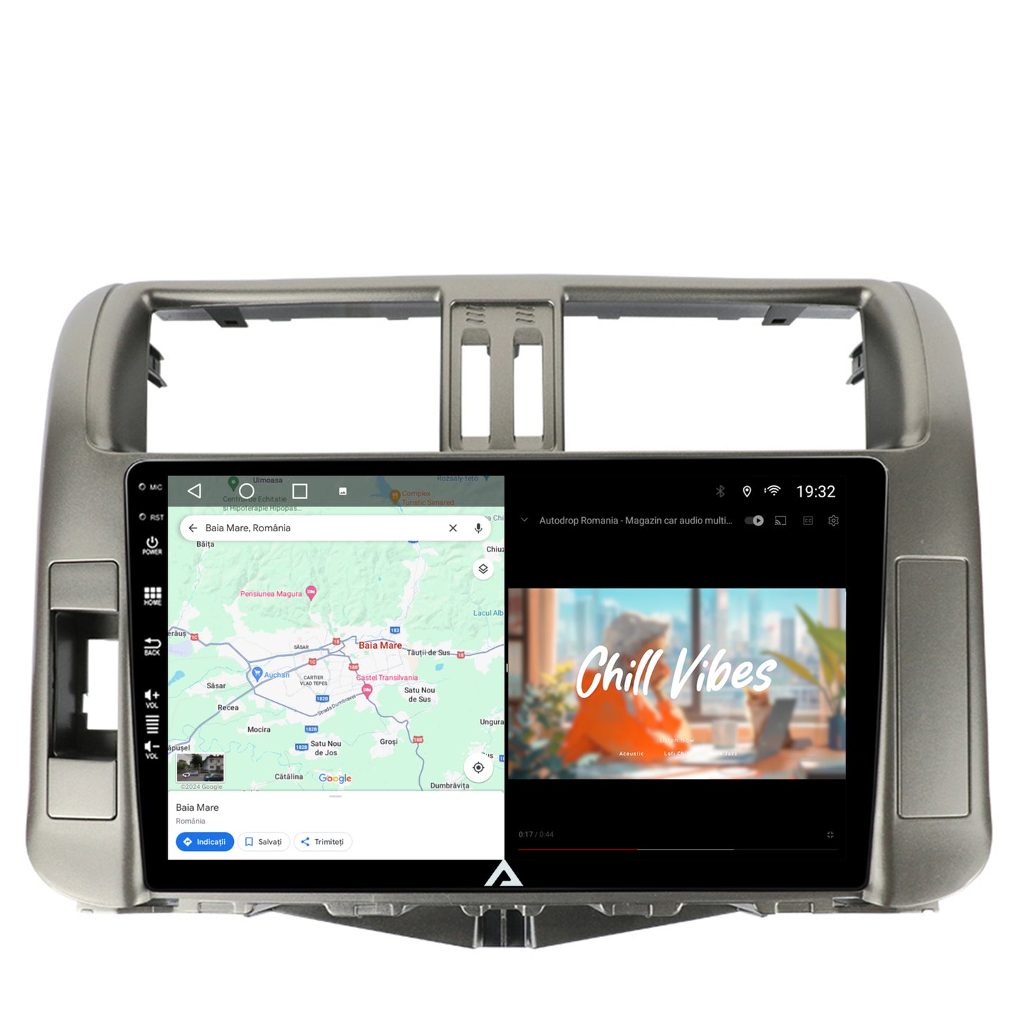 Navigatie Toyota Land Cruiser Prado J150 (2009-2013), Android, A-Octacore / 4GB RAM + 64GB ROM, 9 Inch - AD-BGA9004+AD-BGRKIT070