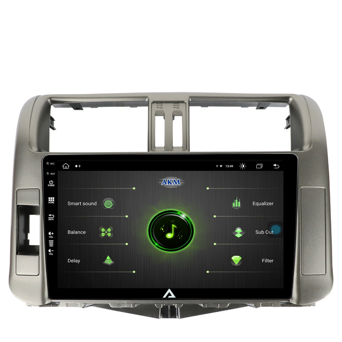 Navigatie Toyota Land Cruiser Prado J150 (2009-2013), Android, Z-Octacore / 8GB RAM + 256GB ROM, 9 Inch - AD-BGZ9008+AD-BGRKIT070