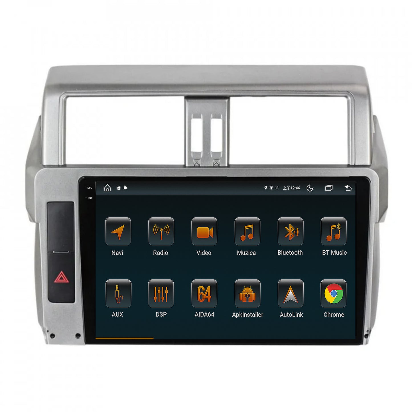 Navigatie Toyota Land Cruiser Prado J150 (2013-2017), Android, V-Octacore / 4GB RAM + 64GB ROM, 9.5 Inch - AD-BGV9004+AD-BGRKIT061