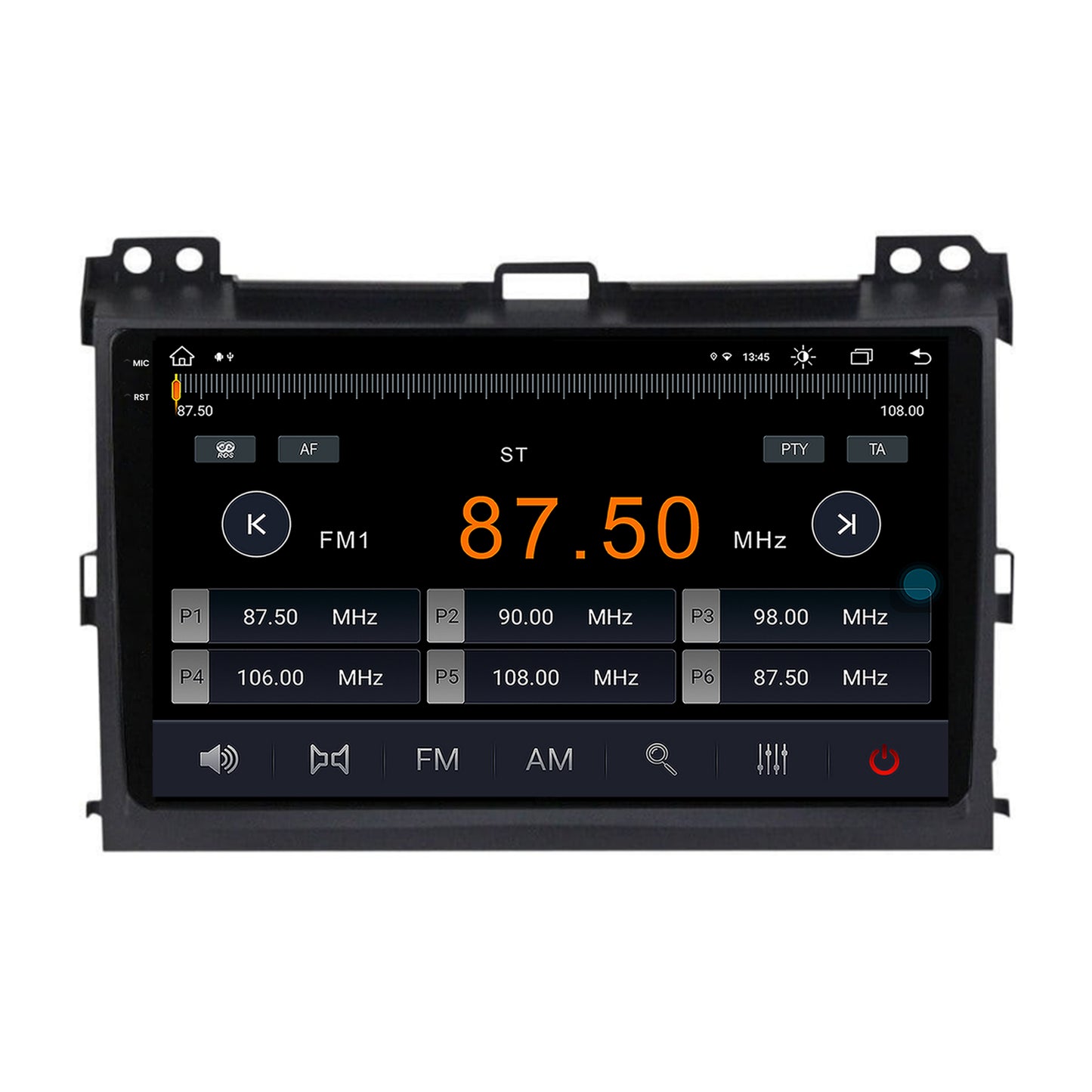 Navigatie Toyota Prado J120 (2002-2010), Android, X-Octacore / 8GB RAM + 256GB ROM, 9.5 Inch - AD-BGX9008+AD-BGRKIT083