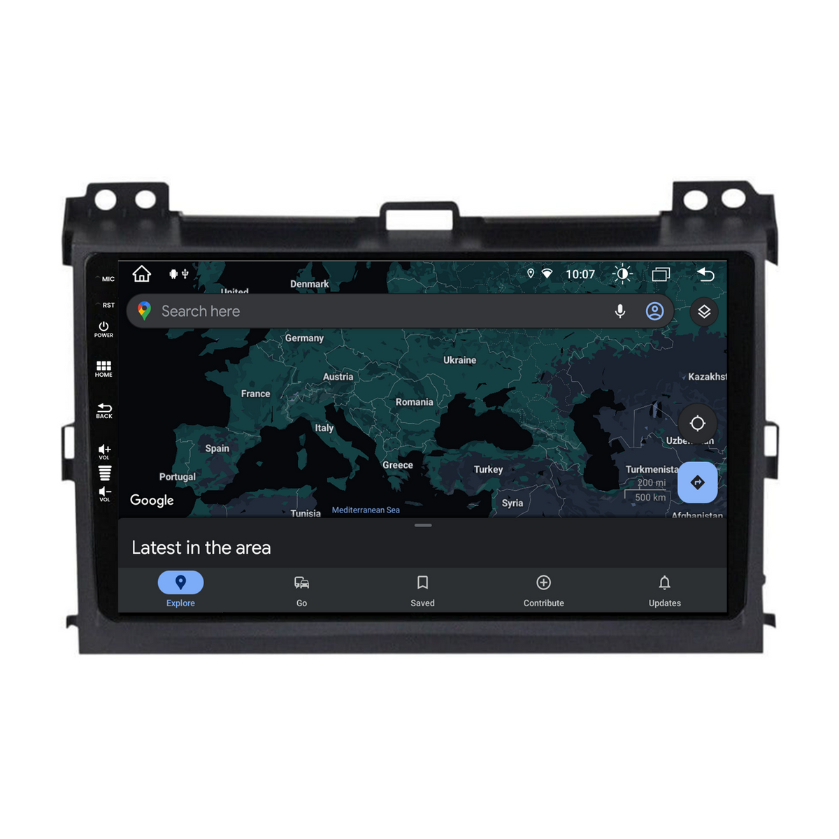 Navigatie Toyota Prado J120 (2002-2010), Android, Z-Octacore / 8GB RAM + 256GB ROM, 9 Inch - AD-BGZ9008+AD-BGRKIT083