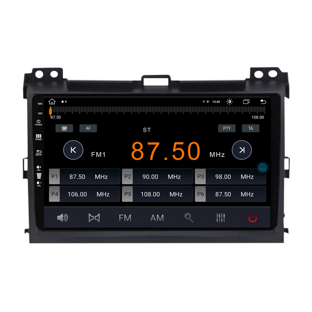 Navigatie Toyota Prado J120 (2002-2010), Android, Z-Octacore / 8GB RAM + 256GB ROM, 9 Inch - AD-BGZ9008+AD-BGRKIT083