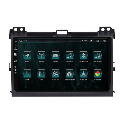 Navigatie Toyota Prado J120 (2002-2010), Android, Z-Octacore / 8GB RAM + 256GB ROM, 9 Inch - AD-BGZ9008+AD-BGRKIT083