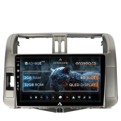 Navigatie Toyota Land Cruiser Prado J150 (2009-2013), Android, E-Octacore / 2GB RAM + 32GB ROM, 9 Inch - AD-BGE9002+AD-BGRKIT070