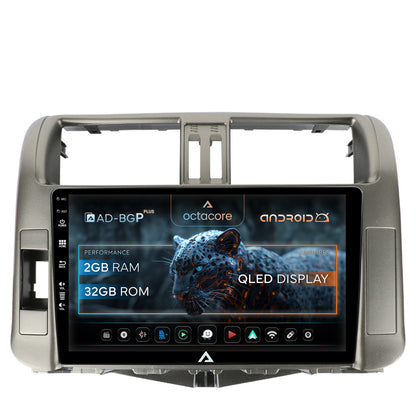 Navigatie Toyota Land Cruiser Prado J150 (2009-2013), Android, P-Octacore / 2GB RAM + 32GB ROM, 9 Inch - AD-BGP9002+AD-BGRKIT070