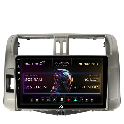 Navigatie Toyota Land Cruiser Prado J150 (2009-2013), Android, Z-Octacore / 8GB RAM + 256GB ROM, 9 Inch - AD-BGZ9008+AD-BGRKIT070