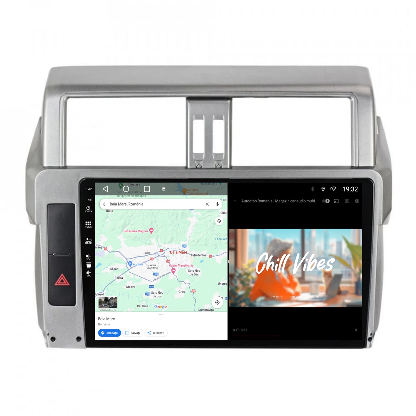Navigatie Toyota Land Cruiser Prado J150 (2013-2017), Android, A-Octacore / 4GB RAM + 64GB ROM, 10.1 Inch - AD-BGA10004+AD-BGRKIT061