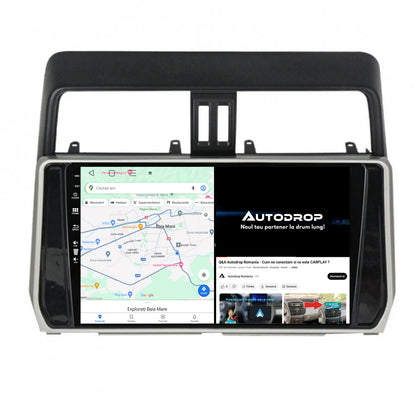 Navigatie Toyota Land Cruiser / Prado J150 (2018+), Android, E-Octacore / 2GB RAM + 32GB ROM, 10.1 Inch - AD-BGE10002+AD-BGRKIT078