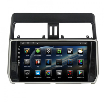 Navigatie Toyota Land Cruiser / Prado J150 (2018+), Android, E-Octacore / 2GB RAM + 32GB ROM, 10.1 Inch - AD-BGE10002+AD-BGRKIT078