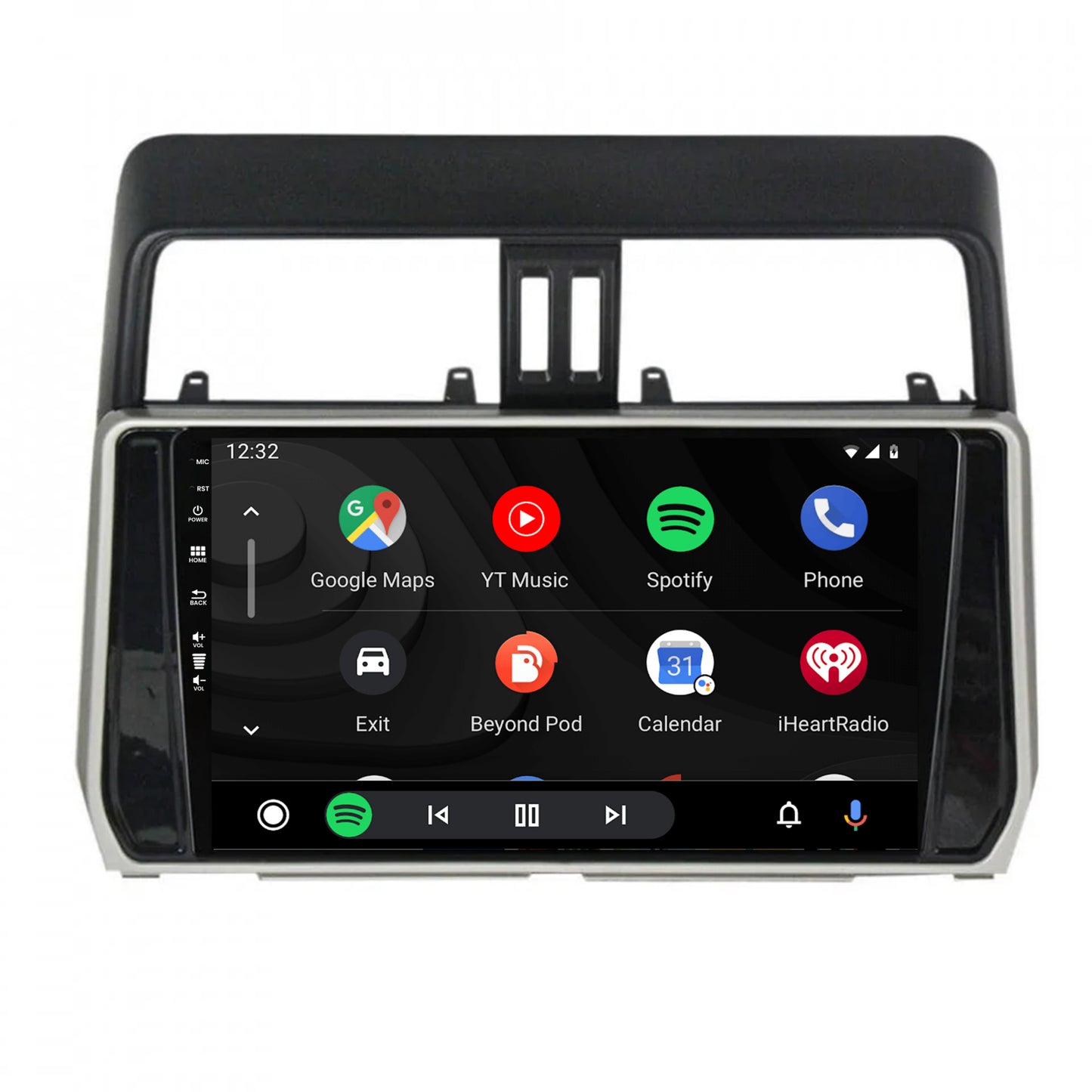 Navigatie Toyota Land Cruiser / Prado J150 (2018+), Android, P-Octacore / 2GB RAM + 32GB ROM, 10.1 Inch - AD-BGP10002+AD-BGRKIT078
