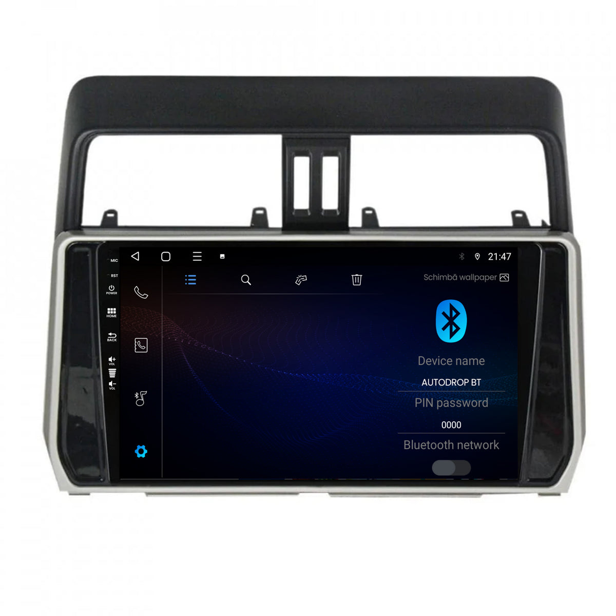 Navigatie Toyota Land Cruiser / Prado J150 (2018+), Android, P-Octacore / 2GB RAM + 32GB ROM, 10.1 Inch - AD-BGP10002+AD-BGRKIT078