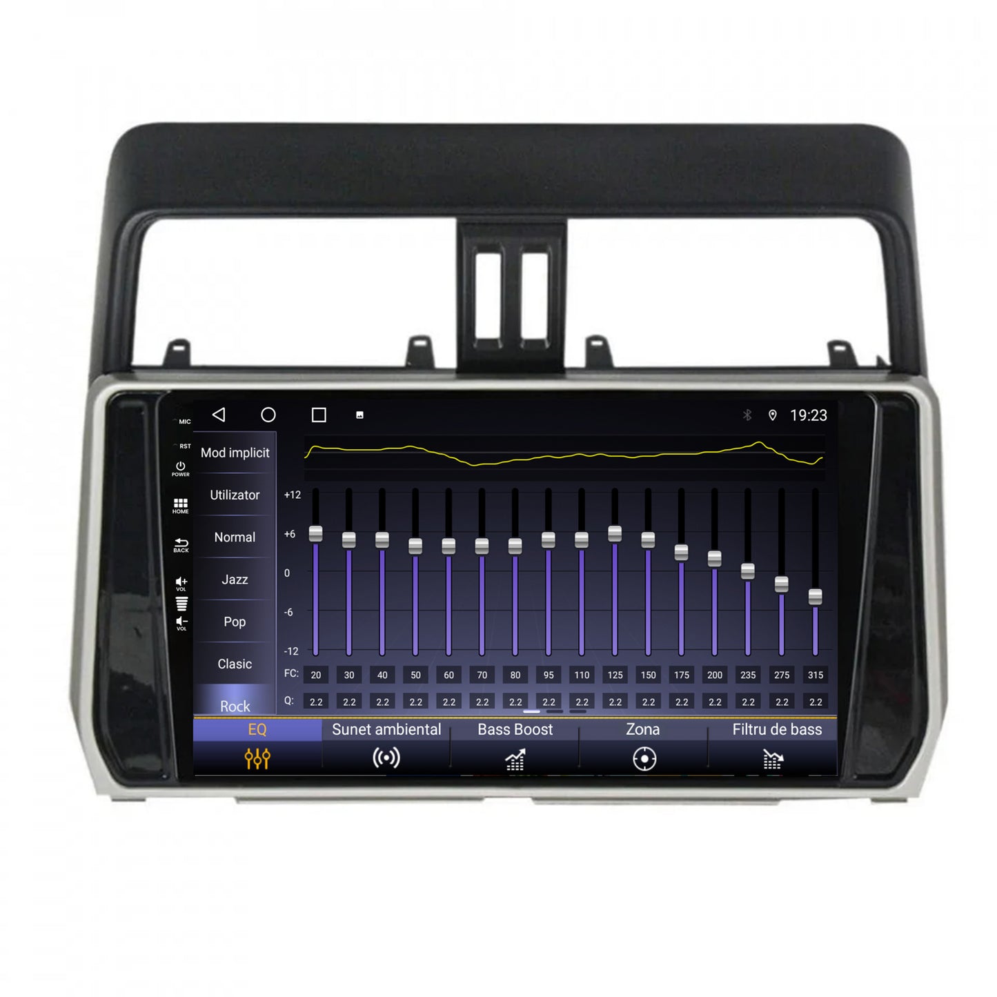 Navigatie Toyota Land Cruiser / Prado J150 (2018+), Android, A-Octacore / 4GB RAM + 64GB ROM, 10.1 Inch - AD-BGA10004+AD-BGRKIT078