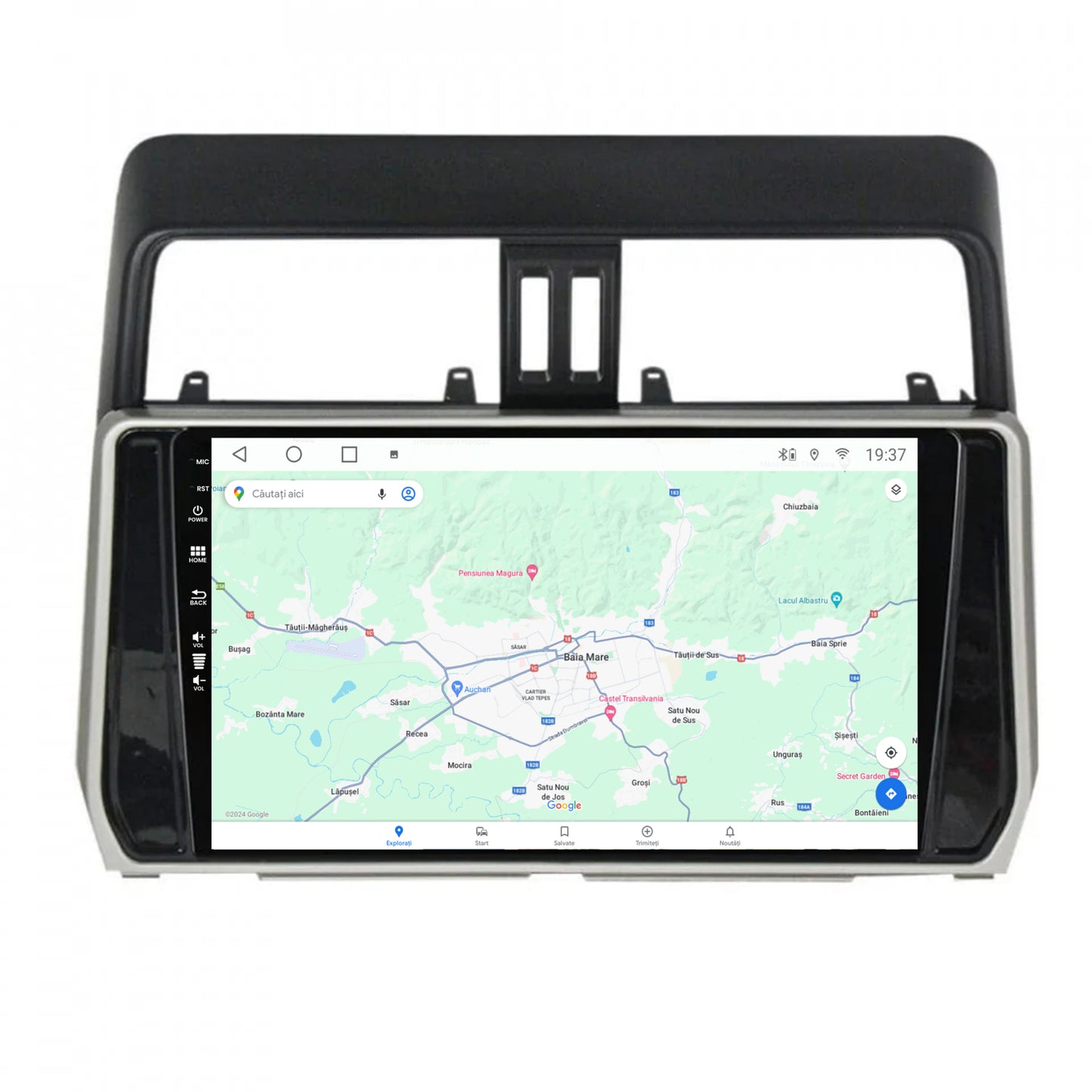 Navigatie Toyota Land Cruiser / Prado J150 (2018+), Android, A-Octacore / 4GB RAM + 64GB ROM, 10.1 Inch - AD-BGA10004+AD-BGRKIT078