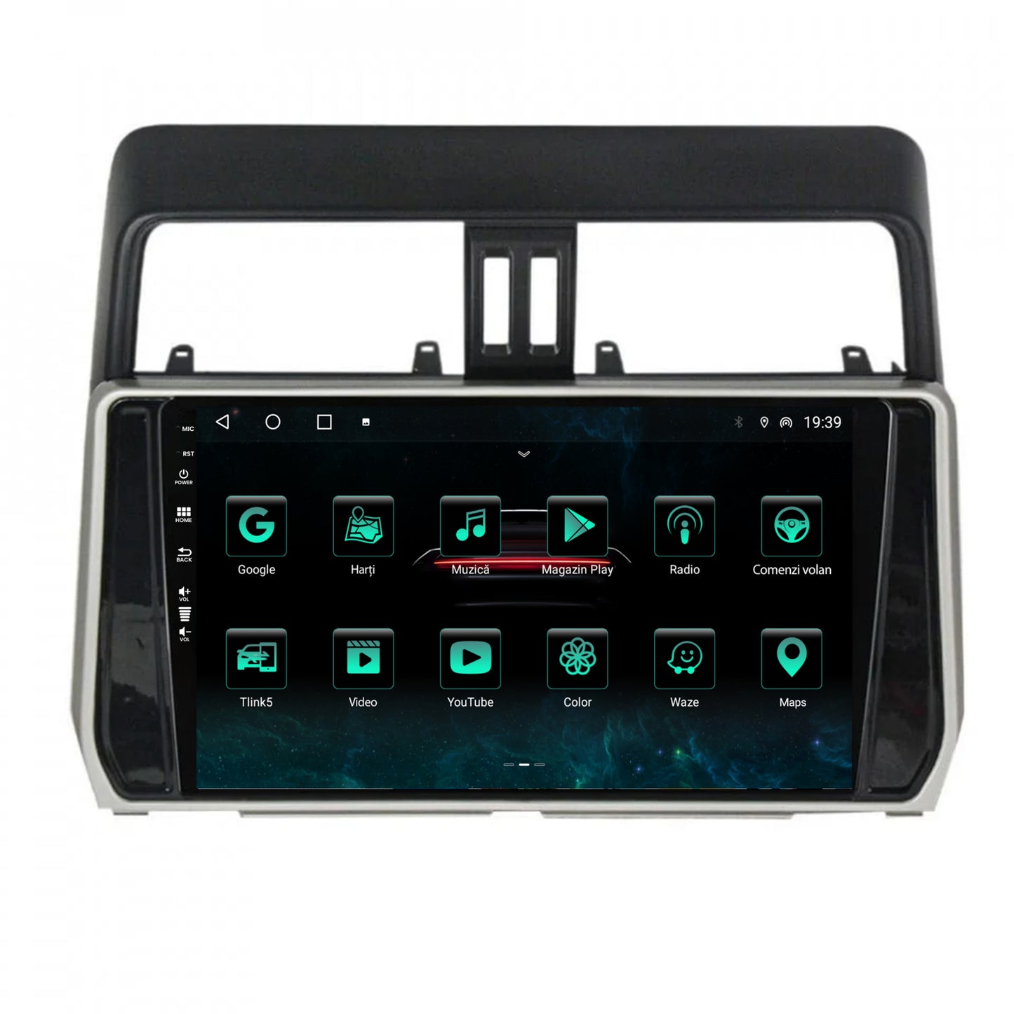 Navigatie Toyota Land Cruiser / Prado J150 (2018+), Android, A-Octacore / 4GB RAM + 64GB ROM, 10.1 Inch - AD-BGA10004+AD-BGRKIT078