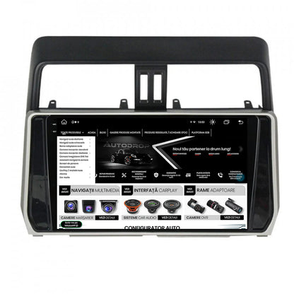 Navigatie Toyota Land Cruiser / Prado J150 (2018+), Android, X-Octacore / 8GB RAM + 256GB ROM, 9.5 Inch - AD-BGX10008+AD-BGRKIT078