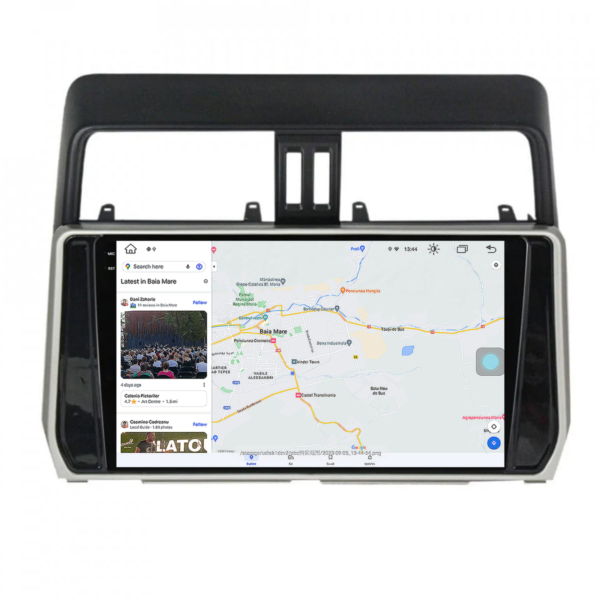 Navigatie Toyota Land Cruiser / Prado J150 (2018+), Android, X-Octacore / 8GB RAM + 256GB ROM, 9.5 Inch - AD-BGX10008+AD-BGRKIT078
