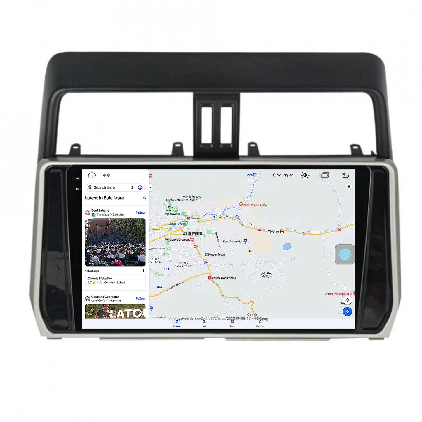 Navigatie Toyota Land Cruiser / Prado J150 (2018+), Android, X-Octacore / 8GB RAM + 256GB ROM, 9.5 Inch - AD-BGX10008+AD-BGRKIT078
