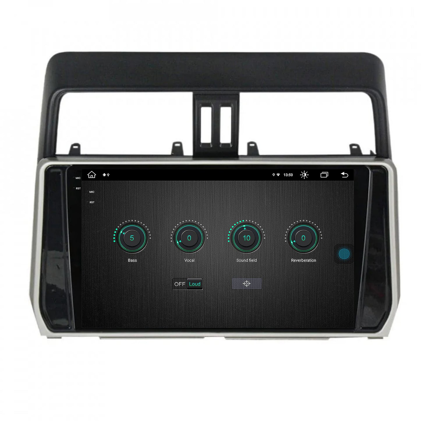 Navigatie Toyota Land Cruiser / Prado J150 (2018+), Android, X-Octacore / 8GB RAM + 256GB ROM, 9.5 Inch - AD-BGX10008+AD-BGRKIT078