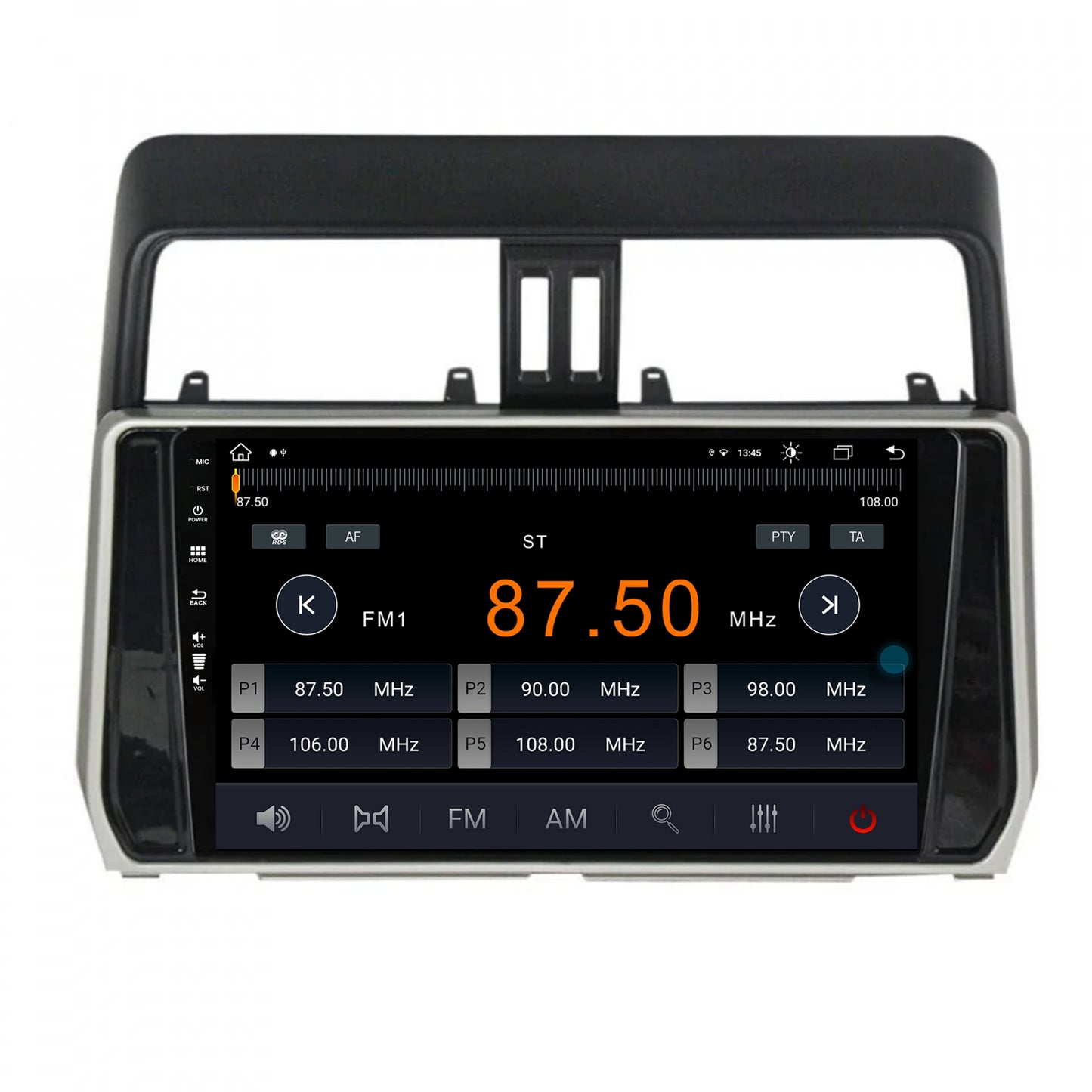 Navigatie Toyota Land Cruiser / Prado J150 (2018+), Android, Z-Octacore / 8GB RAM + 256GB ROM, 10.1 Inch - AD-BGZ10008+AD-BGRKIT078