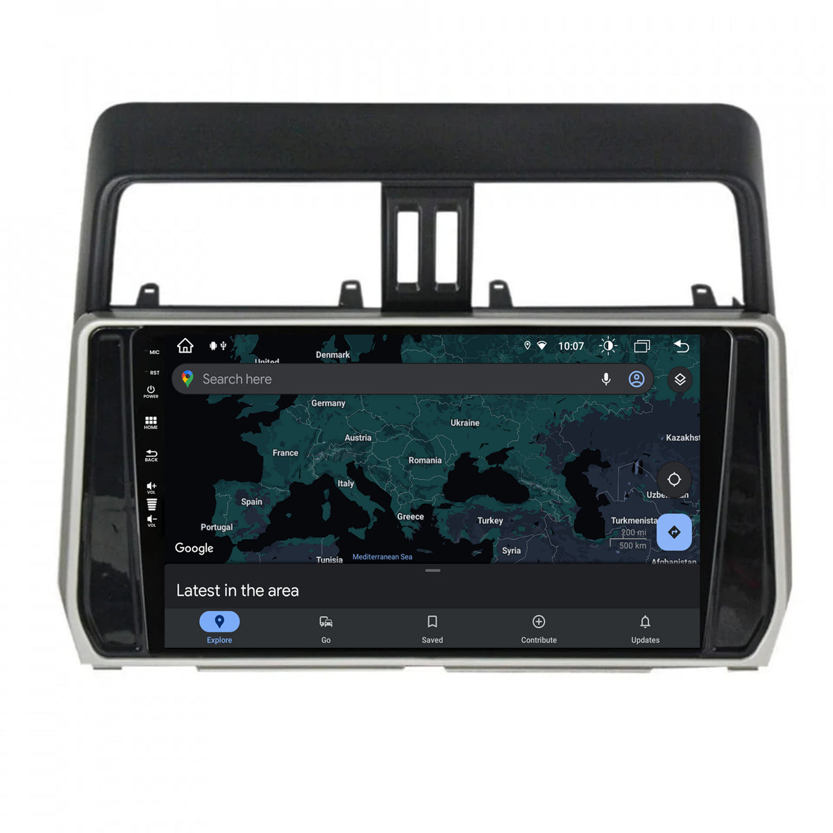 Navigatie Toyota Land Cruiser / Prado J150 (2018+), Android, Z-Octacore / 8GB RAM + 256GB ROM, 10.1 Inch - AD-BGZ10008+AD-BGRKIT078