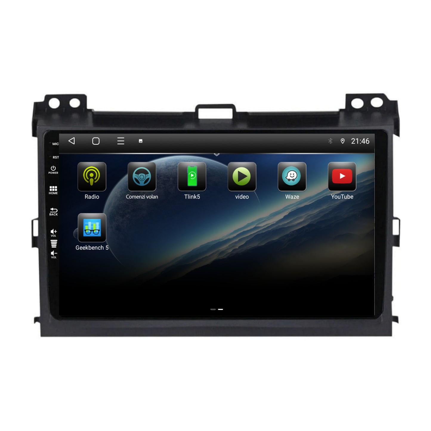 Navigatie Toyota Prado J120 (2002-2010), Android, P-Octacore / 2GB RAM + 32GB ROM, 9 Inch - AD-BGP9002+AD-BGRKIT083