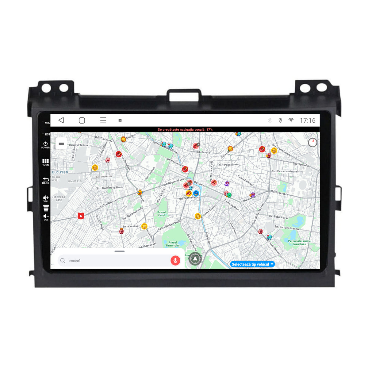 Navigatie Toyota Prado J120 (2002-2010), Android, P-Octacore / 2GB RAM + 32GB ROM, 9 Inch - AD-BGP9002+AD-BGRKIT083