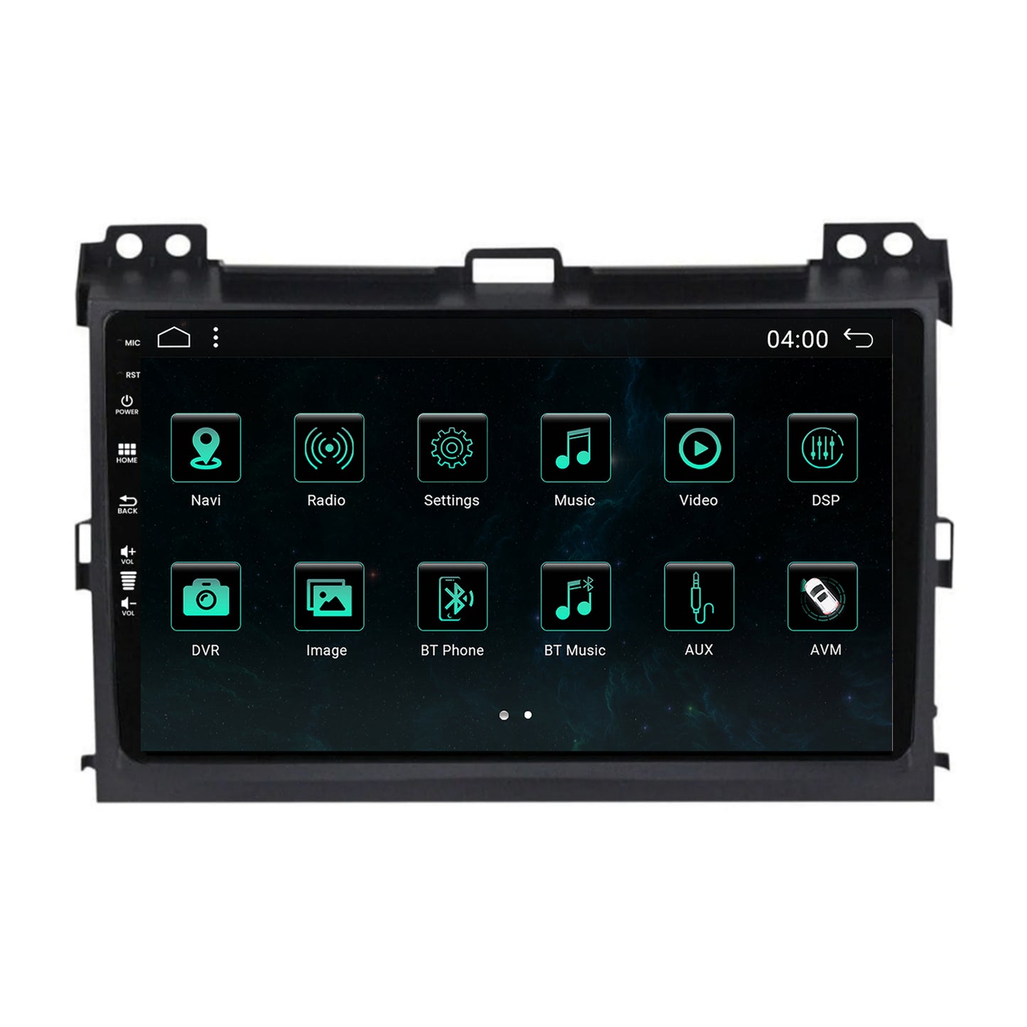 Navigatie Toyota Prado J120 (2002-2010), Android, A-Octacore / 4GB RAM + 64GB ROM, 9 Inch - AD-BGA9004+AD-BGRKIT083