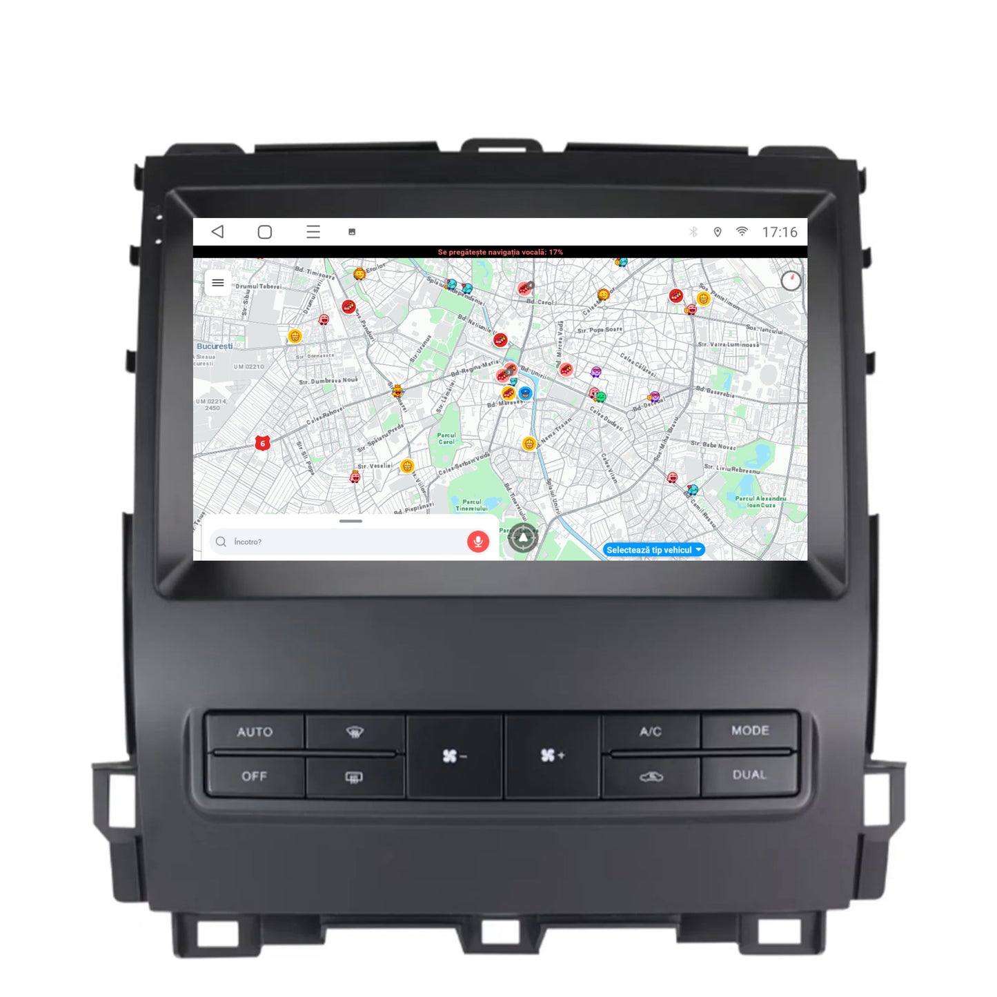 Navigatie Toyota Prado J120 (2002-2010), Android, A-Octacore / 4GB RAM + 64GB ROM, 9 Inch - AD-BGA9004+AD-BGRKIT083V2