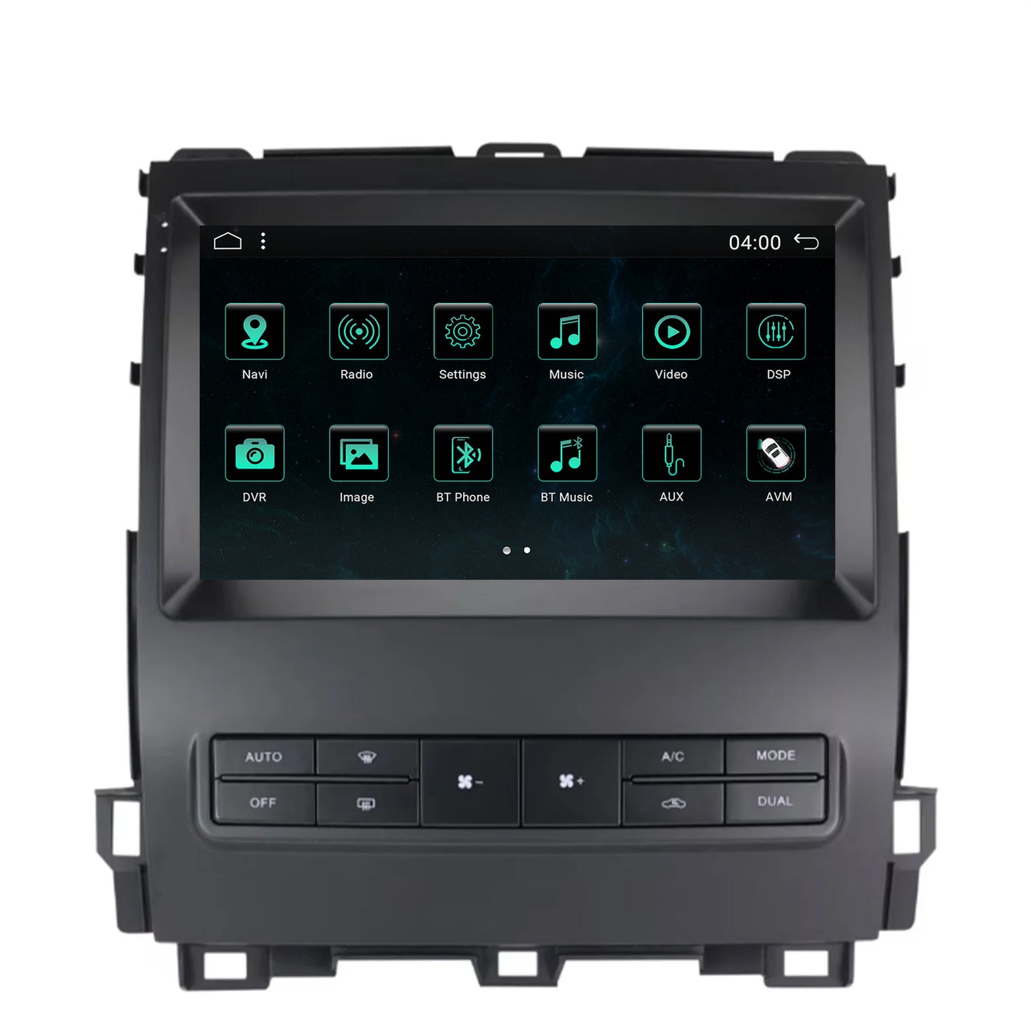 Navigatie Toyota Prado J120 (2002-2010), Android, A-Octacore / 4GB RAM + 64GB ROM, 9 Inch - AD-BGA9004+AD-BGRKIT083V2