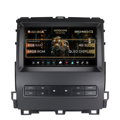 Navigatie Toyota Prado J120 (2002-2010), Android, A-Octacore / 4GB RAM + 64GB ROM, 9 Inch - AD-BGA9004+AD-BGRKIT083V2