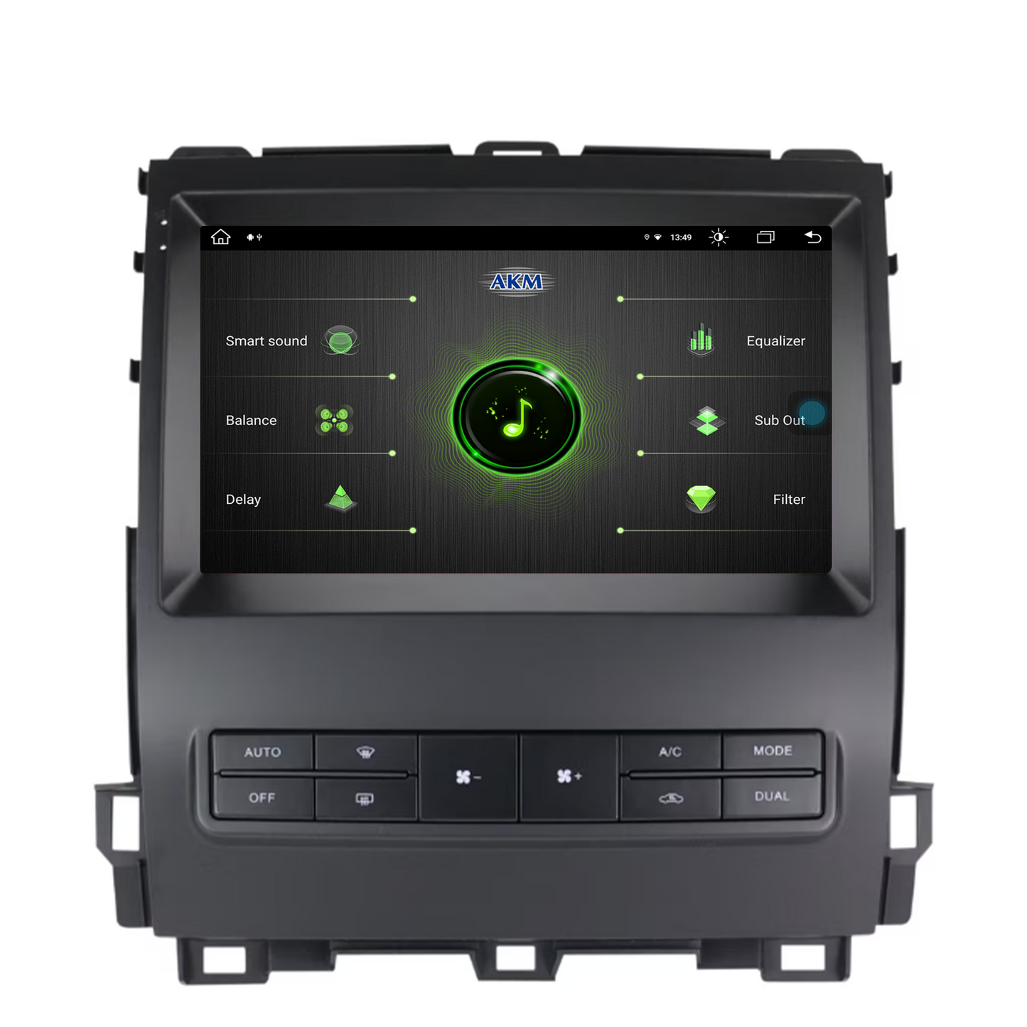 Navigatie Toyota Prado J120 (2002-2010), Android, Z-Octacore / 8GB RAM + 256GB ROM, 9 Inch - AD-BGZ9008+AD-BGRKIT083V2
