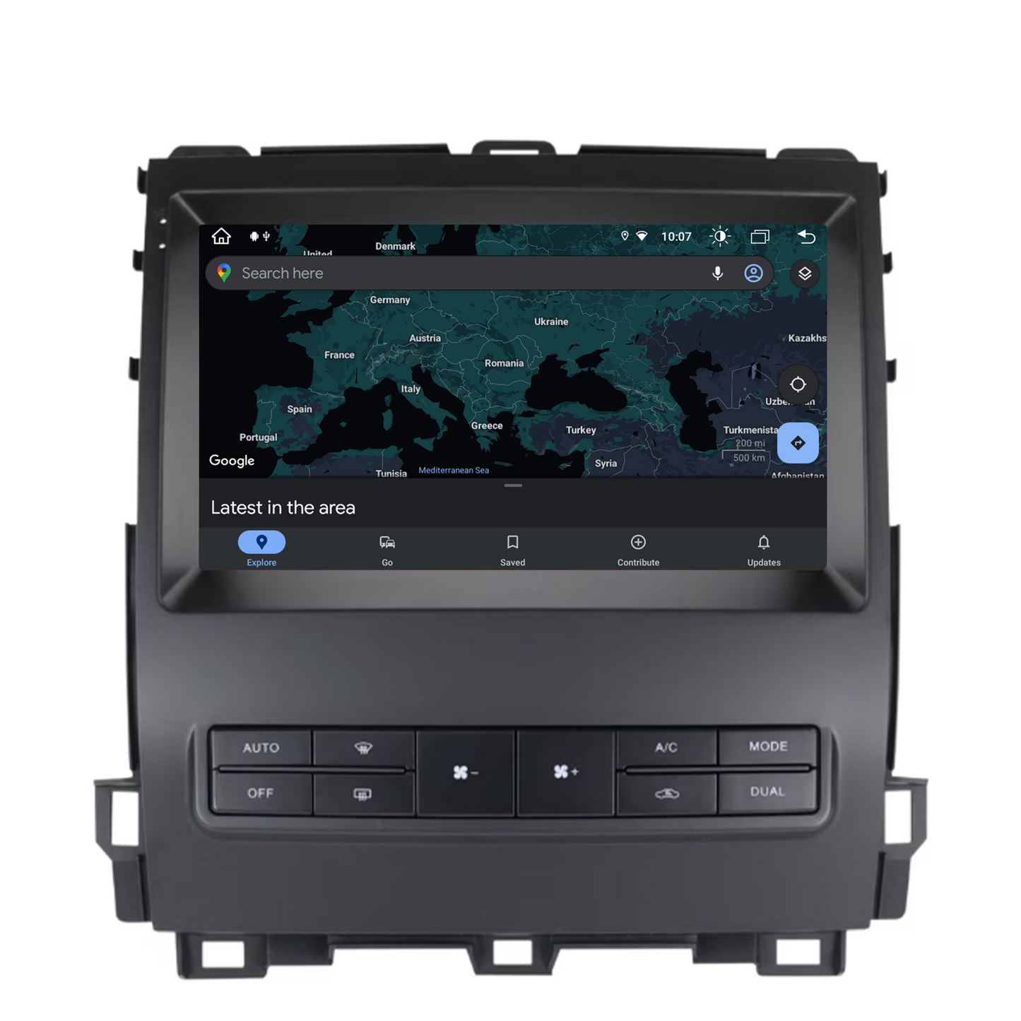 Navigatie Toyota Prado J120 (2002-2010), Android, Z-Octacore / 8GB RAM + 256GB ROM, 9 Inch - AD-BGZ9008+AD-BGRKIT083V2