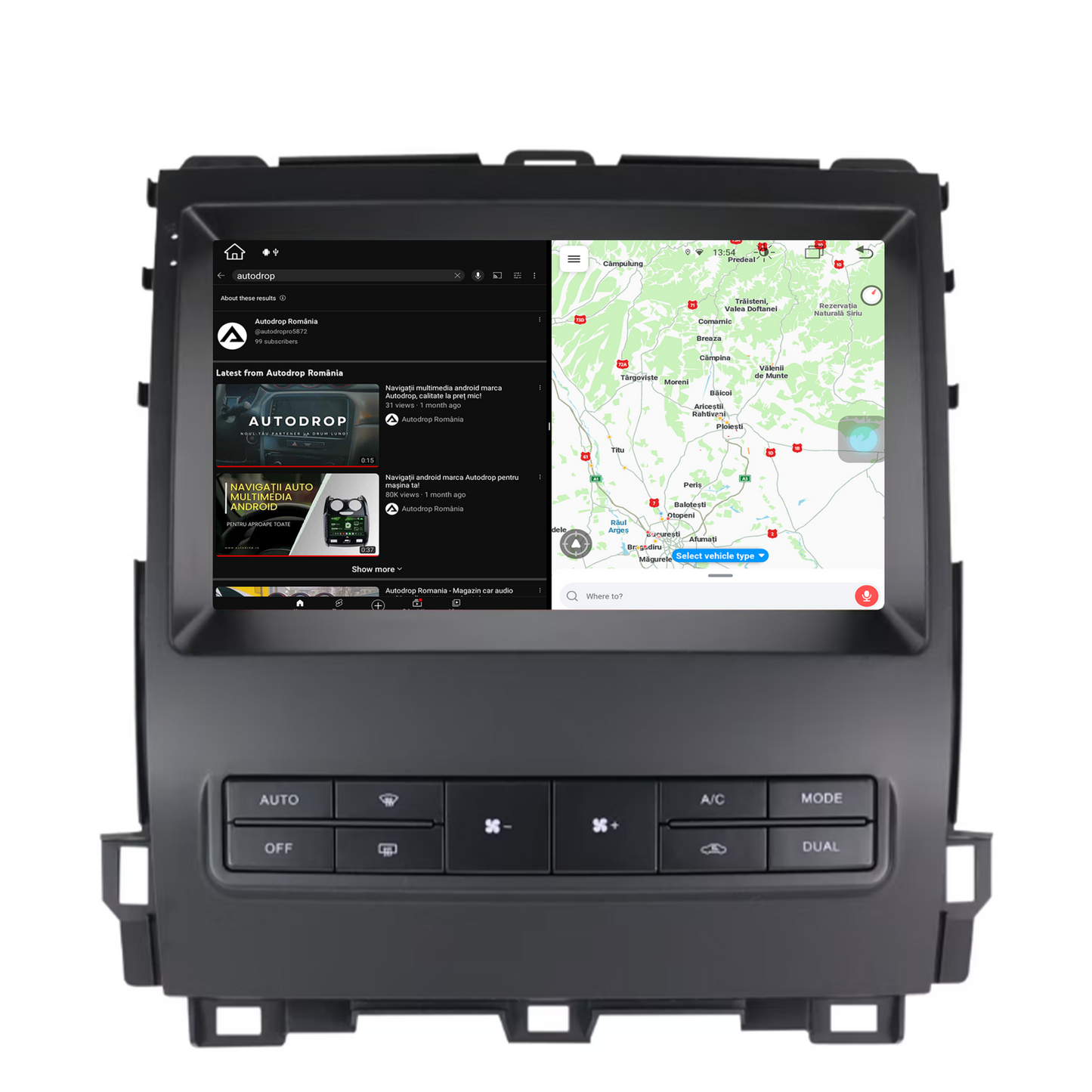 Navigatie Toyota Prado J120 (2002-2010), Android, Z-Octacore / 8GB RAM + 256GB ROM, 9 Inch - AD-BGZ9008+AD-BGRKIT083V2