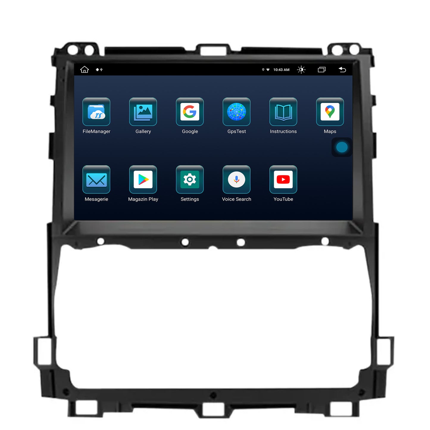 Navigatie Toyota Prado J120 (2002-2010), Android, X-Octacore / 8GB RAM + 256GB ROM, 9.5 Inch - AD-BGX9008+AD-BGRKIT084