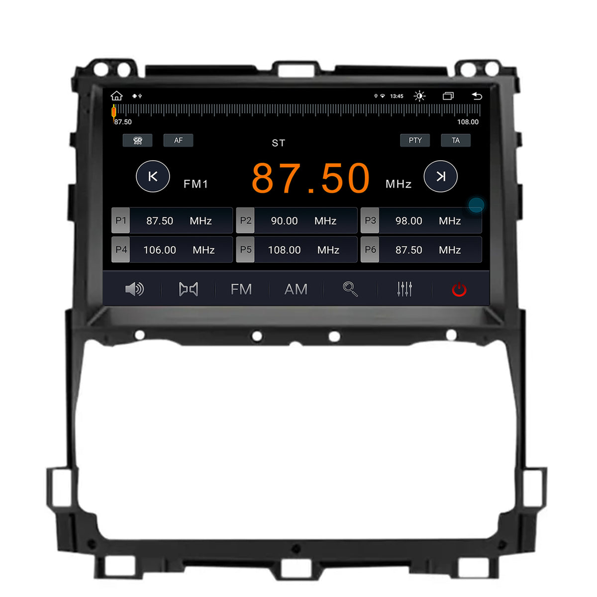 Navigatie Toyota Prado J120 (2002-2010), Android, Z-Octacore / 8GB RAM + 256GB ROM, 9 Inch - AD-BGZ9008+AD-BGRKIT084