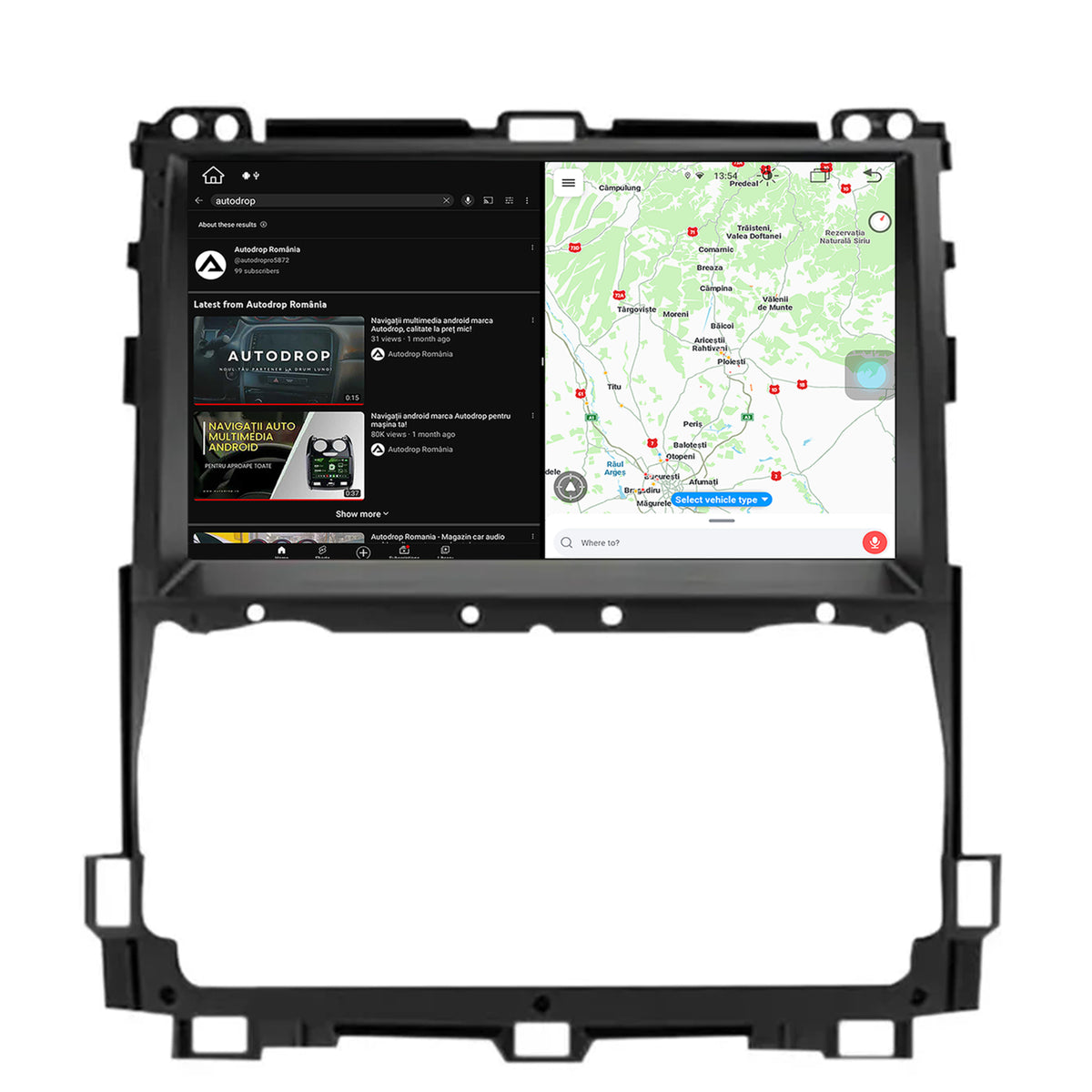 Navigatie Toyota Prado J120 (2002-2010), Android, Z-Octacore / 8GB RAM + 256GB ROM, 9 Inch - AD-BGZ9008+AD-BGRKIT084