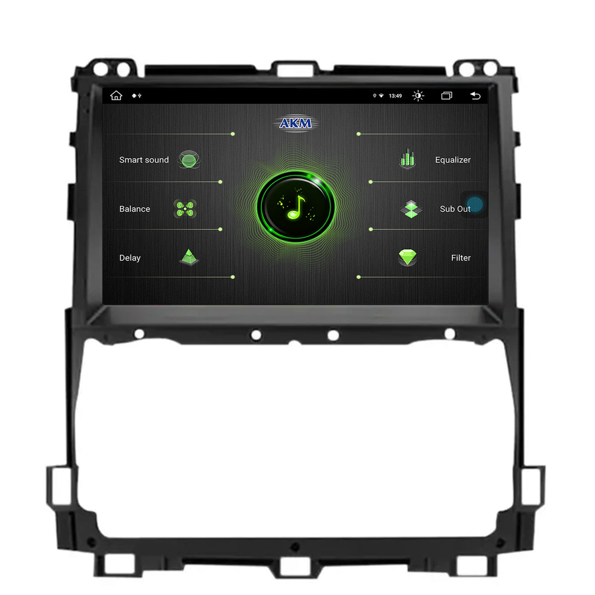 Navigatie Toyota Prado J120 (2002-2010), Android, Z-Octacore / 8GB RAM + 256GB ROM, 9 Inch - AD-BGZ9008+AD-BGRKIT084