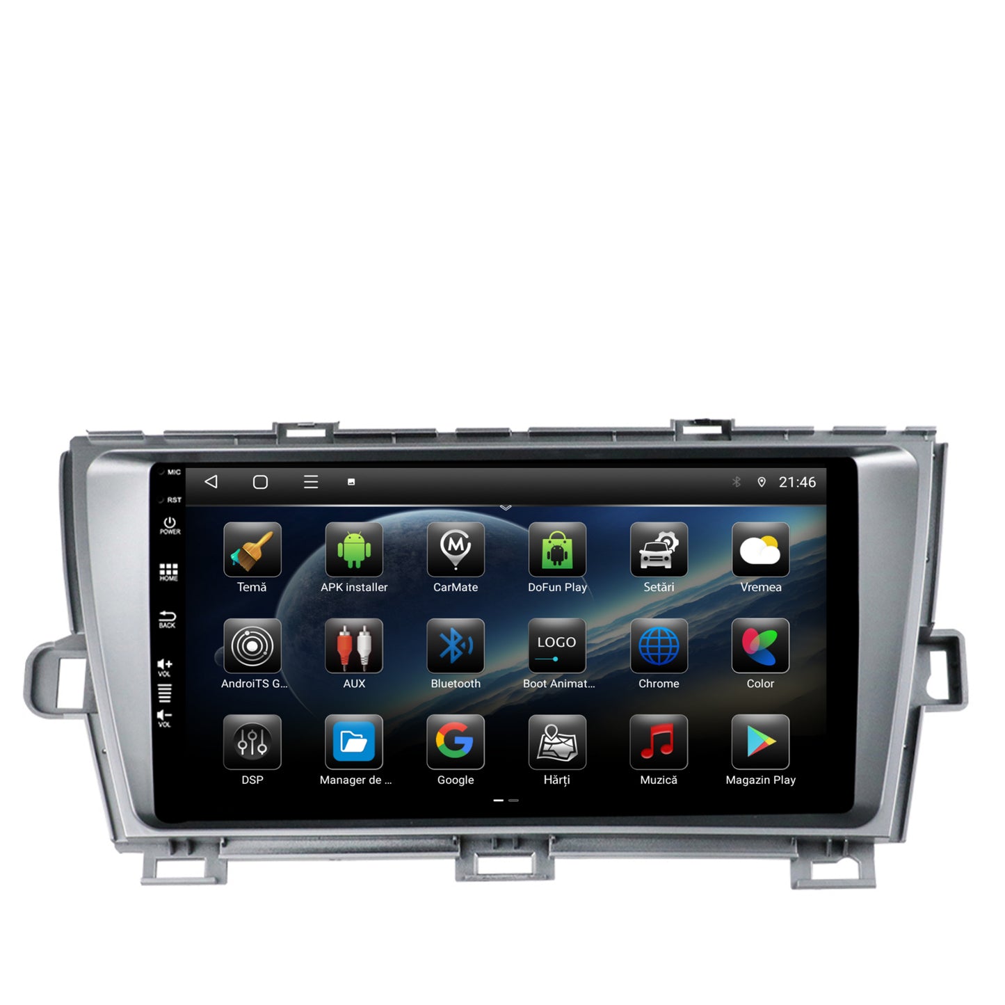 Navigatie Toyota Prius (2009-2014), Android, P-Octacore / 2GB RAM + 32GB ROM, 9 Inch - AD-BGP9002+AD-BGRKIT089-S