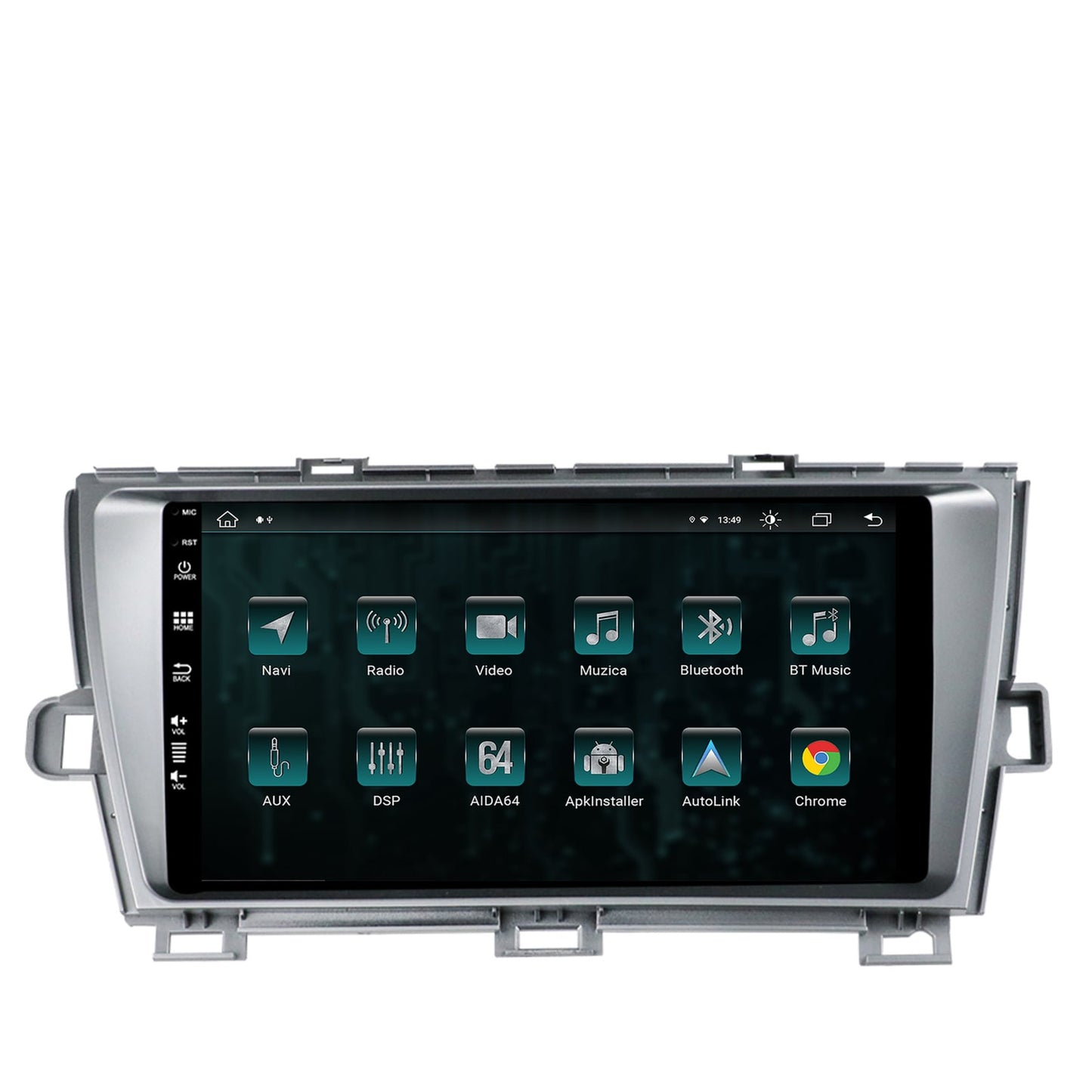 Navigatie Toyota Prius (2009-2014), Android, Z-Octacore / 8GB RAM + 256GB ROM, 9 Inch - AD-BGZ9008+AD-BGRKIT089-S