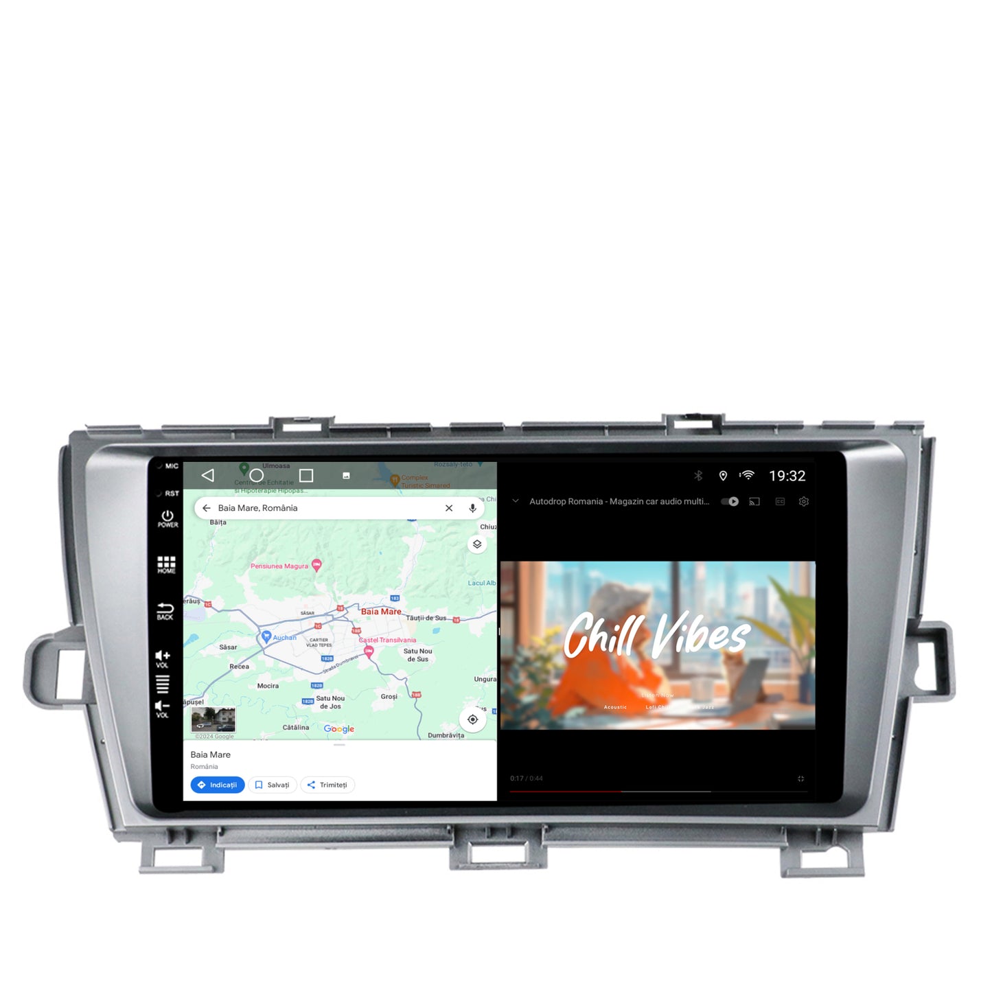 Navigatie Toyota Prius (2009-2014), Android, A-Octacore / 4GB RAM + 64GB ROM, 9 Inch - AD-BGA9004+AD-BGRKIT089-S