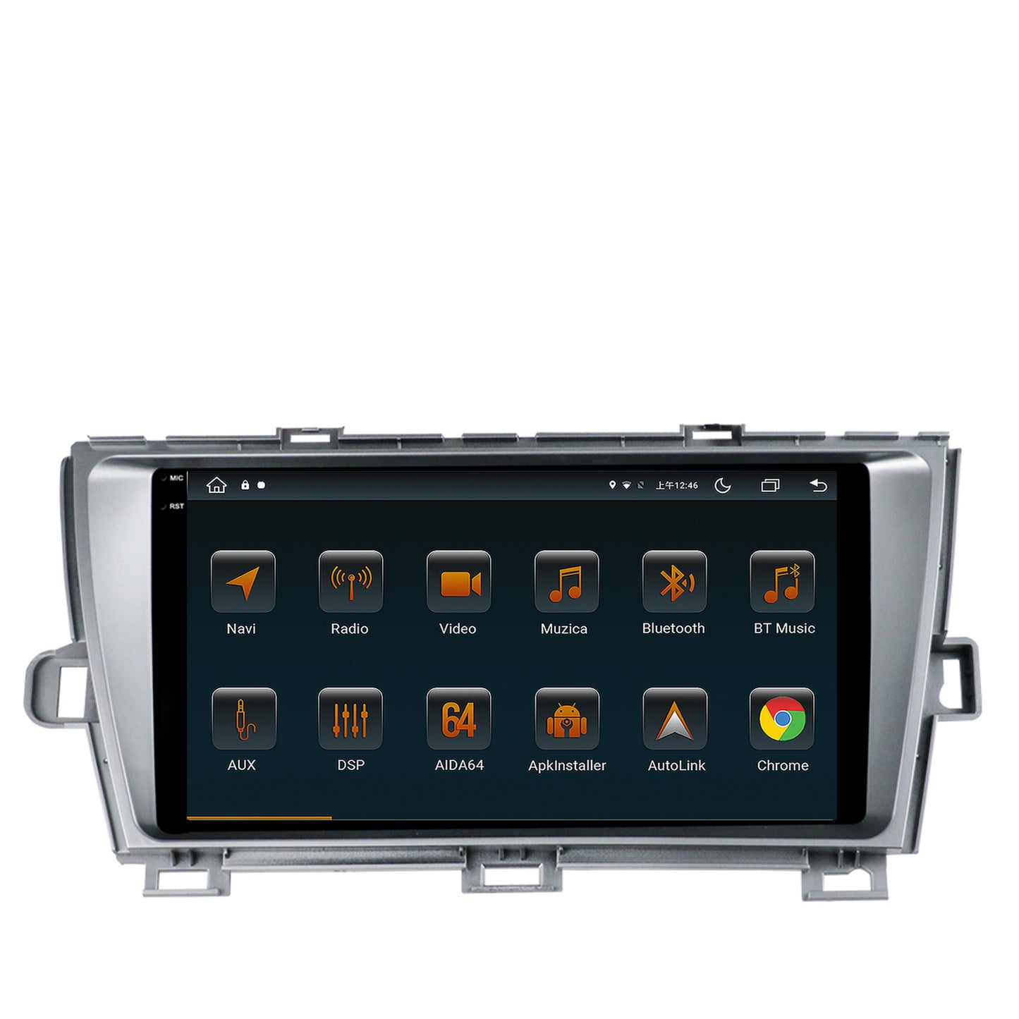 Navigatie Toyota Prius (2009-2014), Android, V-Octacore / 4GB RAM + 64GB ROM, 9.5 Inch - AD-BGV9004+AD-BGRKIT089-S