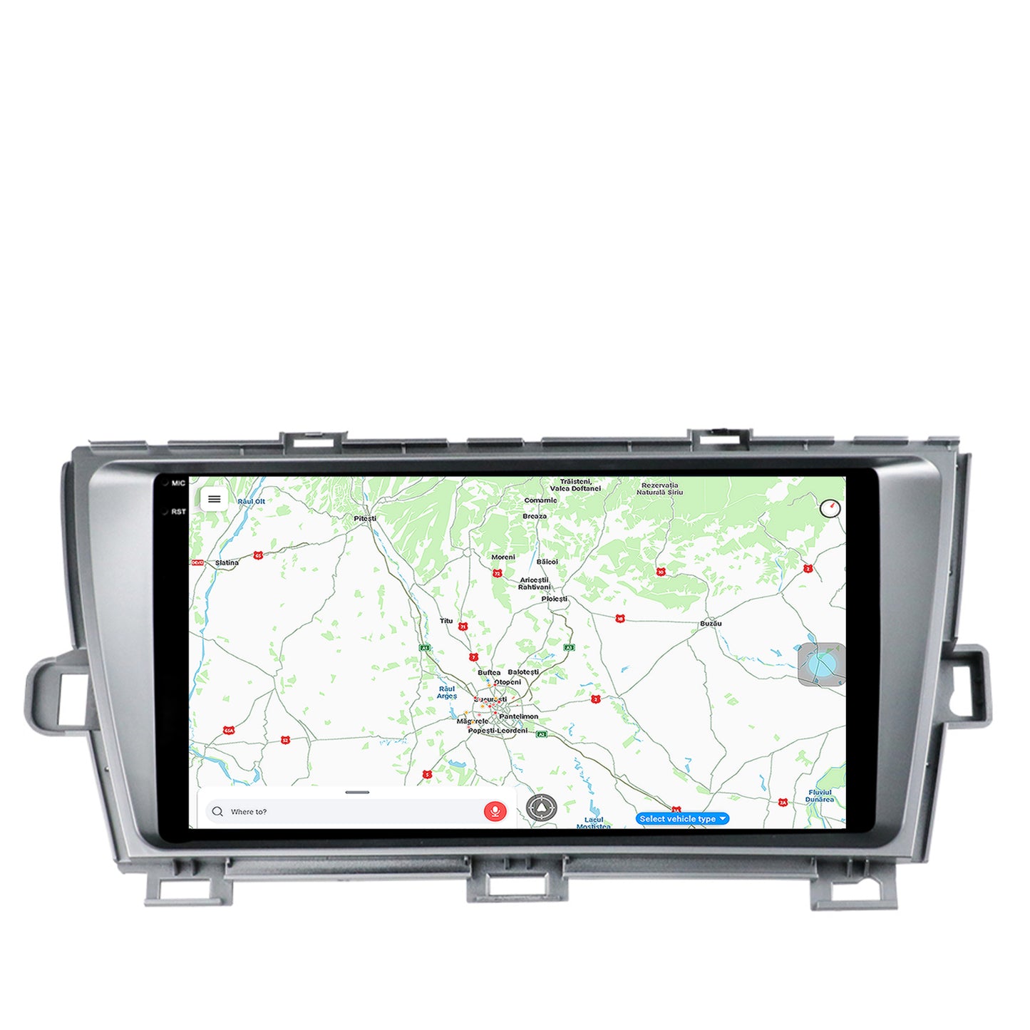 Navigatie Toyota Prius (2009-2014), Android, V-Octacore / 4GB RAM + 64GB ROM, 9.5 Inch - AD-BGV9004+AD-BGRKIT089-S