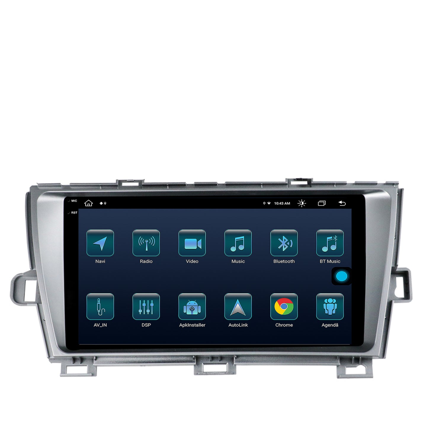 Navigatie Toyota Prius (2009-2014), Android, X-Octacore / 8GB RAM + 256GB ROM, 9.5 Inch - AD-BGX9008+AD-BGRKIT089-S