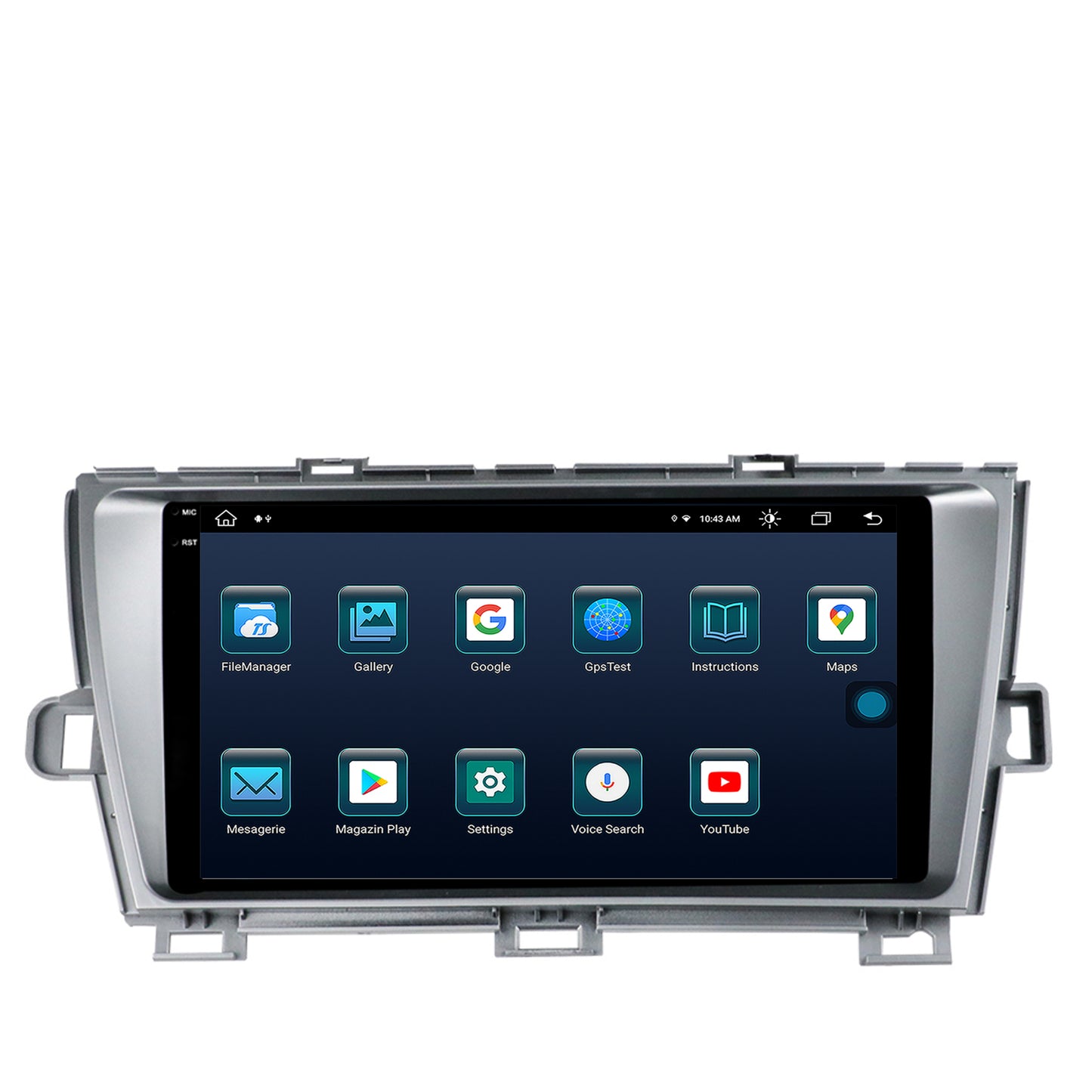 Navigatie Toyota Prius (2009-2014), Android, X-Octacore / 8GB RAM + 256GB ROM, 9.5 Inch - AD-BGX9008+AD-BGRKIT089-S