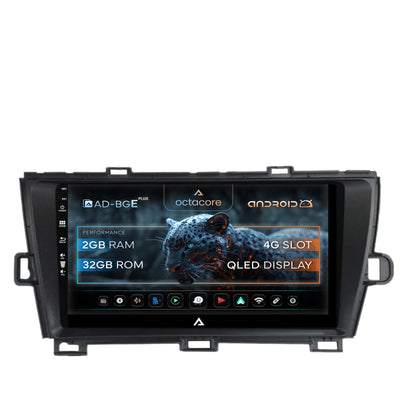 Navigatie Toyota Prius (2009-2014), Android, E-Octacore / 2GB RAM + 32GB ROM, 9 Inch - AD-BGE9002+AD-BGRKIT089-B