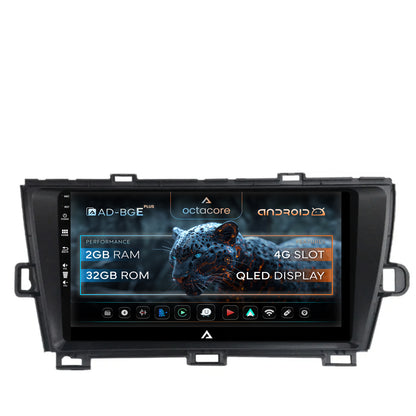 Navigatie Toyota Prius (2009-2014), Android, E-Octacore / 2GB RAM + 32GB ROM, 9 Inch - AD-BGE9002+AD-BGRKIT089-B