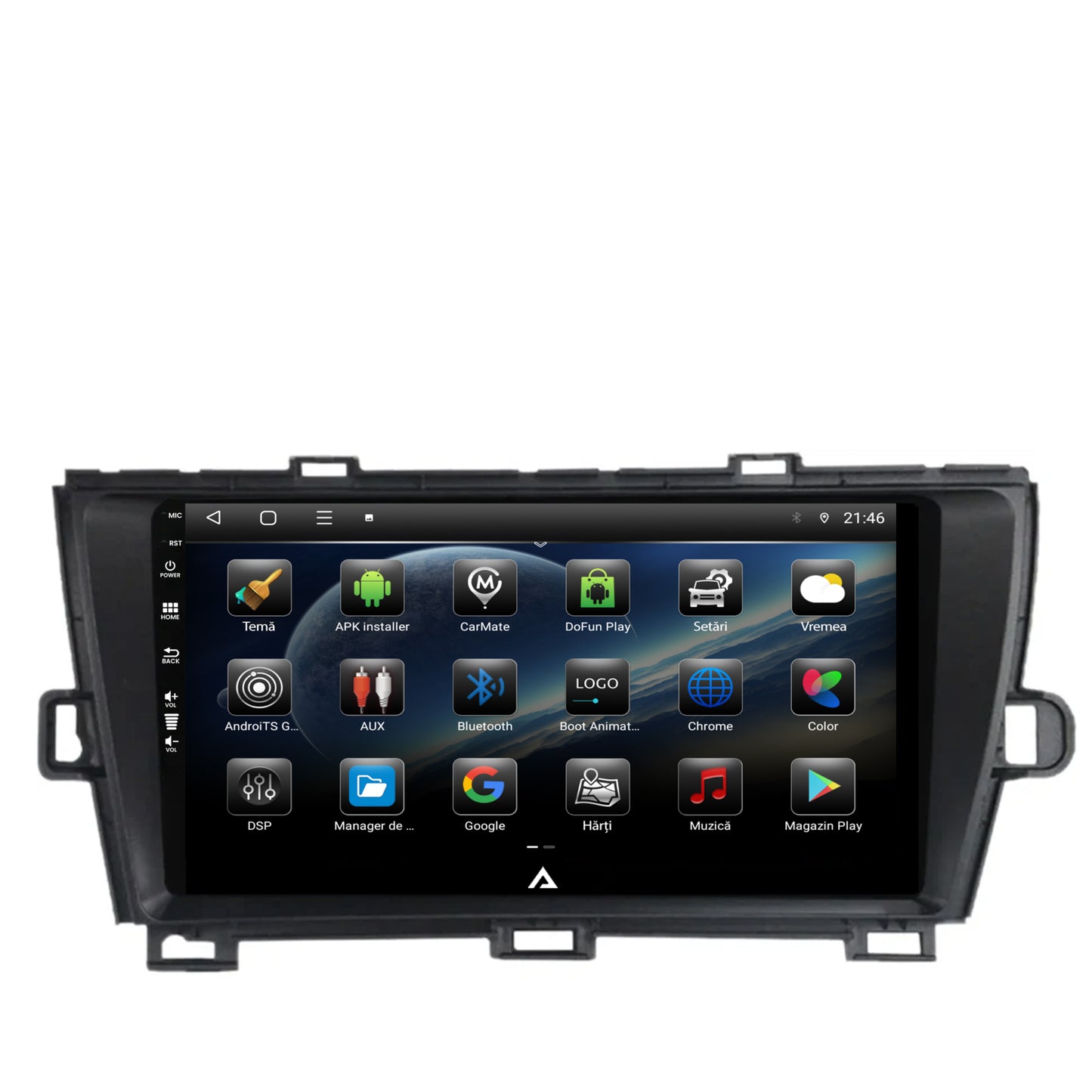 Navigatie Toyota Prius (2009-2014), Android, P-Octacore / 2GB RAM + 32GB ROM, 9 Inch - AD-BGP9002+AD-BGRKIT089-B