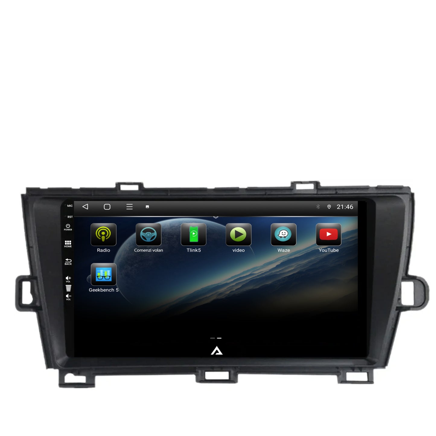 Navigatie Toyota Prius (2009-2014), Android, P-Octacore / 2GB RAM + 32GB ROM, 9 Inch - AD-BGP9002+AD-BGRKIT089-B