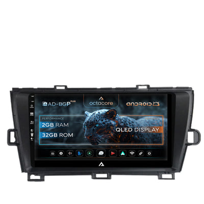 Navigatie Toyota Prius (2009-2014), Android, P-Octacore / 2GB RAM + 32GB ROM, 9 Inch - AD-BGP9002+AD-BGRKIT089-B
